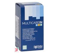 STRISCE MISURAZIONE GLICEMIA MULTICARE IN GLUCOSIO ELETTRODO 50 PEZZI