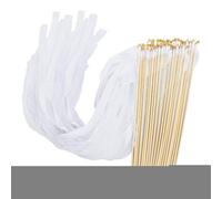 Strisce Nuziali - 50 Pezzi Bacchette per Addio al Nubilato,con Campanelli Decorativi per Congedo Sposi Feste Matrimonio Ricorrenze Forniture