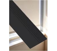Strisce oscuranti a profilo a U, Strisce oscuranti for finestre con canale a U, for bloccare la luce, autoadesive, in PVC multicolore, 20 L x 100 A cm(Schwarz)