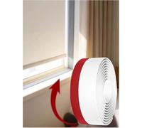 Strisce oscuranti a profilo a U, Striscia oscurante autoadesiva con canale a U for tende persiane tagliate su misura in PVC 25x100 cm(Color4)