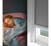 strisce oscuranti per finestre Strisce Oscuranti in Lega Di Alluminio, Confezione Da 2, Canaline Oscuranti a Forma di U, Guide Laterali Tende Oscuranti Allargate Camera da Letto(White,200cm/78.7in)