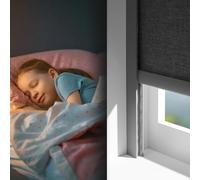 strisce oscuranti per finestre Strisce Oscuranti in Lega Di Alluminio, Confezione Da 2, Canaline Oscuranti a Forma di U, Guide Laterali Tende Oscuranti Allargate Camera da Letto(Gray,50cm/19.7in)