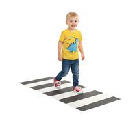 Strisce Pedonali Tappeto Educazione Stradale 65x150 cm - Tappeto Antiscivolo