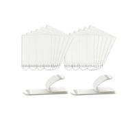 Strisce per Appendere Quadri Resistenti, 24 Paia (48 Strisce) Ganci Adesivi per Quadri da Parete, Appendere Quadri Senza Chiodi