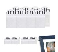 Strisce Per Appendere Quadri - Striscia In Nylon Bianco Da 12 Paia, Nastro Per Appendere A Parete Senza , Strisce Adesive Per Poster Senza Unghie | Appartamento In Affitto, Organizzazione Di Dorm