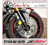 Strisce per cerchioni Honda X-ADV- ROSSE - red rims stripes By Colorkit- 001500
