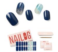 Strisce per chiodo in gel semi in chiodo a semi curati strisce per unghie extra lunghe (20 pezzi) adesivi per unghie semi -curati di lunga durata con