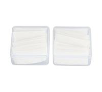 Strisce per ciglia autoadesive da 80 pcs Striscia per ciglia di sostituzione riutilizzabile di lunga durata di lunga durata (Bianco)