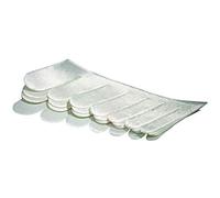 Strisce per dita in fibra di vetro pre-tagliate, 10 set di 7 misure per le dita