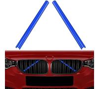 Strisce per griglia compatibili con BMW F30 F32, inserti per griglia renale, compatibili con BMW Serie 3 4 F32 320 328 330 335 428 435 (2 pezzi, blu)