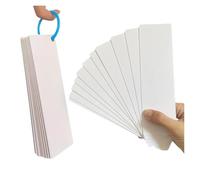 Strisce per insegnanti, 80 pezzi, cancellabili a secco, riutilizzabili, con guida per lo studio e note, biglietti per scrivere, frasi o matematica, aiuti didattici 5,1 x 17,8 cm