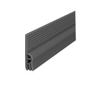 Strisce per porte scorrevoli in TPE isolante e insonorizzante con facile installazione (grigio scuro)