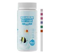 Strisce per test per acquari, tester versatile della qualità 'acqua, 100 applicazioni di prova, veloci e facili da usare per monitorare, viaggi, piscina, vasca idromassaggio, acquario, 4,6 x 4,6 x
