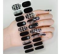 Strisce per Unghie Semi-indurenti, 20PCS Decalcomanie Autoadesive Full Wraps Adesivi per Unghie in Gel, Lunga Durata Stickers UV per Donne Ragazze - Pentitevi Sotto il Campanile