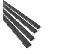 Strisce piatte in fibra di carbonio estrusa da 4 pezzi da 500 mm - Barre leggere e solide for l'industria automobilistica, aerospaziale e sportiva(3x15x500mm)