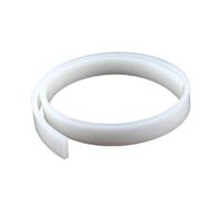 Strisce piatte quadrate in gomma bianca, strisce sigillanti resistenti all'acqua in silicone solido da 1 metro di lunghezza(1MM*40MM)