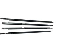 Strisce protettive per Portiere Auto, 4 Pezzi, guarnizioni in Gomma per vetri Esterni, compatibili con Toyota Yaris e Modelli Hatchback dal 2006 al 2013.