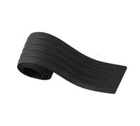 Strisce Protezione Universali in Fibra Carbonio per Battitacco Protezione Paraurti Posteriore Modanature in Gomma Rivestimento Decorativo Protettore del Bagagliaio(Black 104cm)