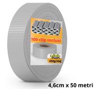 Strisce PVC Frangivista strette per Recinzione giardino Fasce Frangivento 50 mt
