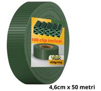 Strisce PVC Frangivista strette per Recinzione giardino Fasce Frangivento 50 mt
