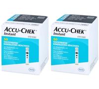 ACCU-CHEK Istantaneo 50 Strisce Test A Quadri Glucosio Livello IN Sangue
