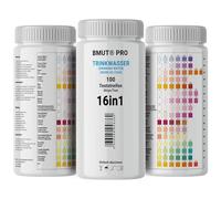 Strisce reattive per acqua potabile 16 in 1, tester per acqua, 100 pezzi, per analisi della qualità dell'acqua, durezza totale: piombo, rame nitrato