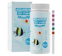 Strisce reattive per acquari - Kit per test per laghetti per acquari d'acqua e salata, sicuri, accurati, rapidi | Kit per il test 'acqua per principianti, stagni, piscine, vasche idromassagg