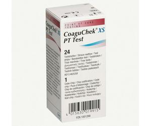 STRISCE REATTIVE PER DISPOSITIVO AUTODIAGNOSTICO COAGUCHEK XS PT TEST 24 PEZZI