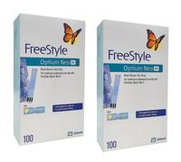 Strisce reattive per glicemia Abbott FreeStyle Optium (2 x 100)