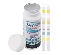 Strisce Reattive Per Idromassaggio,100 Pezzi Kit Test Preciso per Piscina Acquario e Laghetto - Accessori Pulizia Multifunzionali per Acqua Dolce Spa Idromassaggio