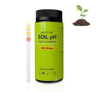 Strisce Reattive Per Ph Del Suolo Da 100 Pezzi, Test Del Valore Ph Gamma Da 3,5 A 9 Kit Di Carta Per Test Del Ph Ad Alta Precisione Misuratore Di Ph Del Terreno Per Giardino Prato Erba Piante