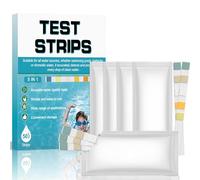 Strisce reattive per piscina 5 in 1, 50 strisce test dell'acqua per rilevare rapidamente il valore del pH, alcalinità totale, durezza totale, cloro e bromo, per test piscina e spa, acquari e acqua