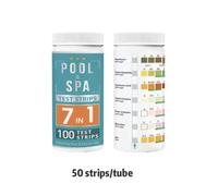 Strisce Reattive Spa 7 in 1 Confezione da 200 per Bromo pH Rilevamento Durezza T