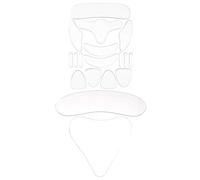 Strisce rimovitore di rughe del viso Patch in silicone antirughe riutilizzabili Cuscinetti per il leviganti la fronte occhi bocca labbro superiore trattamento delle petto Set Cura della pelle