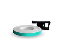 Strisce ruota per cerchi moto verde Petronas 7 mm x 7 mt con applicatore