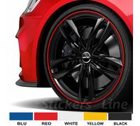 Strisce ruote cerchi auto CATARIFRANGENTI wheel rim stickers car MISURE a SCELTA