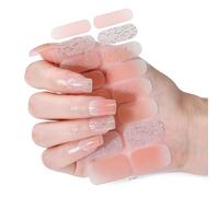 Strisce scintillanti per unghie adesive artistiche adesive per manicure, decorazioni natalizie per unghie natalizie, gel scintillanti, strisce per unghie