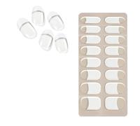 Strisce Semi Polymerizzate per Unghie in Gel | Strisce Smalto Francese in Gel | Adesivi per Unghie Senza Danno | Uso Quotidiano per Donne Ragazze e Professioniste Indaffarate