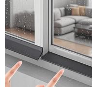 Strisce Sigillanti Autoadesive In Gomma，Protezione Pioggia Angolata 135° Per Infissi E Auto,Profilo In Gomma Con Adesivo Forte Contro Acqua Di Rimbalzo