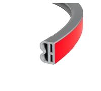 Strisce sigillanti autoadesive per porte e finestre, senza trapano, anti-collisione, insonorizzate, resistenti all'usura, 3 opzioni di colore (grigio, 11-9 mm)