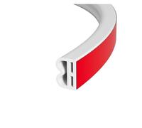 Strisce sigillanti autoadesive per porte e finestre, senza trapano, anti-collisione, insonorizzate, resistenti all'usura, 3 opzioni di colore (bianco, 11-9 mm)