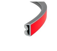 Strisce sigillanti autoadesive per porte e finestre, senza trapano, anti-collisione, insonorizzate, resistenti all'usura, 3 opzioni di colore (grigio, 9-4 mm)