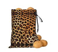 Strisce su leopardi Produce Storage Bag - Sacca traspirante per patate | Tessuto che blocca la luce. Estende la freschezza. Cerniera laterale. Facile da trasportare.