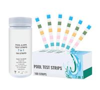Strisce Test Spa | 100 Strisce Analisi Rapida Ed Accurata | Reattive pH per Piscina,Per Laghetti Acquari Acquacoltura Casa Giardino Spazi Esterni E Uso Commerciale