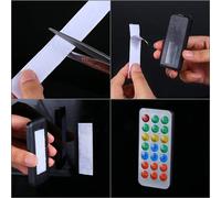 Strisce Velcro adesivo extra forte bianco o nero 20mm x 5 Metri