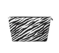 Strisce zebrate, Borsa da toilette Borsa per trucco Borsa per cosmetici Borsa da toilette da viaggio portatile