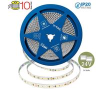 STRISCIA 1920 LED 3 IN 1 10MT NON IMPERMEABLIE 24V 14W/MT CHIP LED CREE VT-2835-192-IP20-LED240836 V-TAC