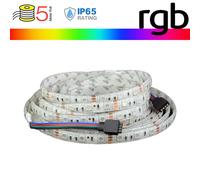 V-TAC STRISCIA LED VT-5050 100LM/MT 12V STRIP 5MT 7W/MT RGB IP65 (212155)**PUOI PAGARE ANCHE ALLA CONSEGNA!!!**