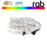 Striscia led SMD flessibile 40W RGB+W 60 LED/M 5 mt 12V V-TAC VT-5050-60-RGBW-N [EEK: Non applicabile]