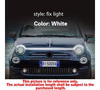striscia a led frontale per Fiat 500 2007-2022 12V Fendinebbia Universali Fendin